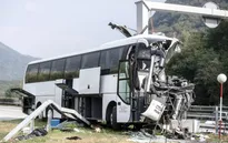 Tai nạn xe bus tại Thụy Sĩ, ít nhất 15 người bị thương