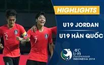 VIDEO: Tổng hợp trận đấu U19 Jordan 1-3 U19 Hàn Quốc (Bảng C VCK U19 châu Á 2018)
