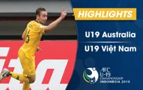 VIDEO: Tổng hợp trận đấu U19 Australia 2-1 U19 Việt Nam (Bảng C VCK U19 châu Á 2018)