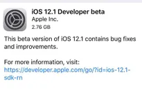 Vì sao Apple “vội vã” cập nhật iOS 12.1?