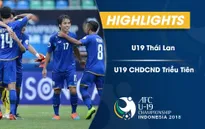VIDEO: Tổng hợp diễn biến U19 Thái Lan 2-1 U19 CHDCND Triều Tiên (bảng B VCK U19 châu Á 2018)
