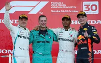 Đua xe F1: Lewis Hamilton về nhất tại Grand Prix Nhật Bản