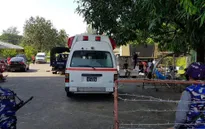 ẢNH: An ninh được thắt chặt trước trận đấu giữa ĐT Myanmar và ĐT Việt Nam