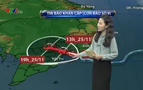 Bão số 9 áp sát Bà Rịa - Vũng Tàu, gây mưa xối xả ở Bến Tre, Tiền Giang