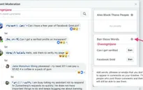 Facebook sắp ra mắt tính năng mới có thể chặn cụm từ bị cấm