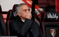 HLV Mourinho ngán ngẩm với bàn thua sớm của Man Utd trước Bournemouth