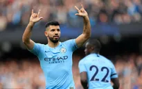Aguero xác lập thành tích “kém 1 người, hơn vạn người”