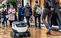 Ra mắt dịch vụ robot giao hàng đầu tiên trên thế giới