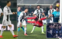Vào sân từ ghế dự bị, Ronaldo cứu Juventus khỏi một trận thua