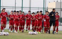 ẢNH: Buổi tập đầu tiên của ĐT Việt Nam tại Qatar chuẩn bị cho Asian Cup 2019