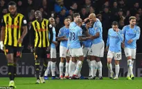 VIDEO: Mahrez - Sane lập công, Man City củng cố ngôi đầu