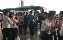 ĐT Việt Nam đến sân bay Nội Bài, lên đường sang Malaysia