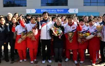 Vận động viên Triều Tiên sử dụng máy bay Hàn Quốc đến Olympic PyeongChang