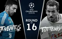 02h45 ngày 14/2, vòng 1/8 Champions League: Juventus - Tottenham