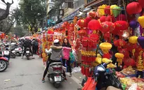 Phố Hàng Mã rực rỡ sắc màu ngày cận Tết
