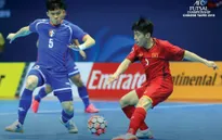 Giành chiến thắng trước Đài Bắc Trung Hoa, futsal Việt Nam gặp Uzbekistan ở tứ kết
