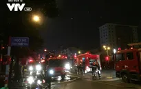 Hà Nội: Cháy lớn trên đường Trần Duy Hưng, chưa xác định được thiệt hại