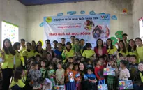 Hỗ trợ xây công trình phụ cho học sinh Mầm non Khe Ron