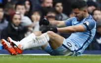 Aguero gặp chấn thương, nghỉ thi đấu 2 tuần