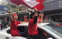 CĐV Hải Phòng diễu hành tưng bừng trước trận CLB Hải Phòng đón tiếp Hoàng Anh Gia Lai