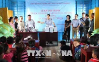Khánh thành trường học nổi cho con em Việt kiều trên Biển Hồ tại Campuchia