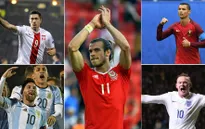 Ronaldo, Messi, Bale và các cây săn bàn số 1 của những ĐTQG hàng đầu thế giới