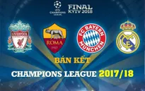 [INFOGRAPHIC] Điểm mặt 4 đội bóng dự vòng bán kết Champions League 2017/18