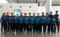 Sáng nay (19/4), đội tuyển Futsal nữ Việt Nam sang Trung Quốc tập huấn