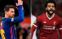 Cuộc đua Chiếc giày vàng châu Âu: Salah vượt lên trên Messi