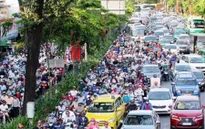 Cửa ngõ Tân Sơn Nhất ùn tắc trước kỳ nghỉ lễ