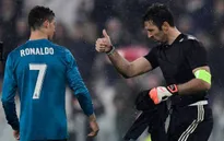 Tâm phục khẩu phục, Buffon so sánh Cris Ronaldo với Pele và Maradona