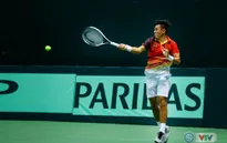 ẢNH: Lý Hoàng Nam ra quân thắng lợi tại Davis Cup