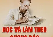 Học tập Chủ tịch Hồ Chí Minh lấy gương người tốt, việc tốt để giáo dục lẫn nhau