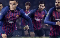 Barcelona trình làng áo đấu mới tại... bể bơi.