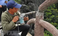Chậm tiến độ tháo dỡ công trình xây dựng trái phép tại núi Cái Hạ