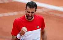 Marin Cilic vất vả vào vòng 2 giải Pháp mở rộng 2018
