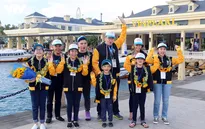 Các đoàn thiếu nhi quốc tế rạng rỡ trong lần đầu đặt chân tới Vinpearl Land Nha Trang