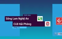 Tổng hợp diễn biến Sông Lam Nghệ An 1-0 CLB Hải Phòng (Vòng 13 Nuti Café V.League 2018)