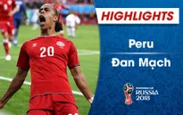 HIGHLIGHTS: Peru 0–1 Đan Mạch (Bảng C FIFA World Cup™ 2018)