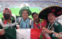 Phóng viên Thể Thao VTV tác nghiệp tại Nga: Ngày hội của các CĐV Mexico