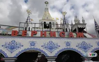 Phóng viên Thể Thao VTV tác nghiệp tại Nga: Khám phá chợ lưu niệm tại thủ đô Moscow