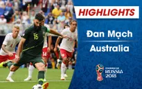 VIDEO HIGHLIGHTS: Đan Mạch 1-1 Australia (Bảng C FIFA World Cup™ 2018)