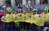 Phóng viên Thể Thao VTV tác nghiệp tại Nga: CĐV Brazil đặt niềm tin vào Neymar và các đồng đội