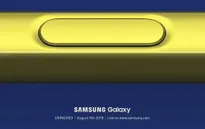 Samsung gửi thư mời tham dự sự kiện ra mắt Galaxy Note 9 vào 9/8
