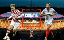 Lịch thi đấu và tường thuật trực tiếp bán kết World Cup 2018: ĐT Croatia - ĐT Anh