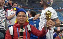 Phóng viên Thể Thao VTV tác nghiệp tại Nga: Cảm xúc vỡ òa của CĐV Pháp
