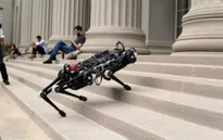 Robot "mù" vượt chướng ngại vật