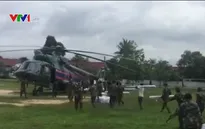 Quân khu 5 khẩn trương ứng cứu người dân Lào bị thiệt hại do vỡ đập thủy điện