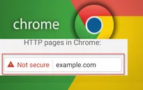 Google Chrome sẽ đánh dấu toàn bộ các website không sử dụng HTTPS là "Không an toàn"
