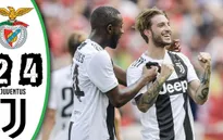 VIDEO: Tổng hợp diễn biến trận đấu Benfica 1-1 (Pen 2-4) Juventus